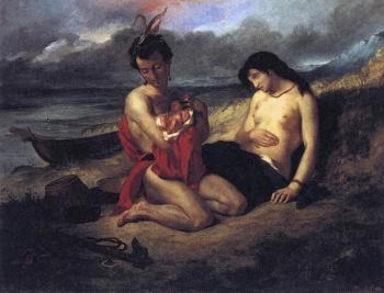 Eugene Delacroix : The Natchez